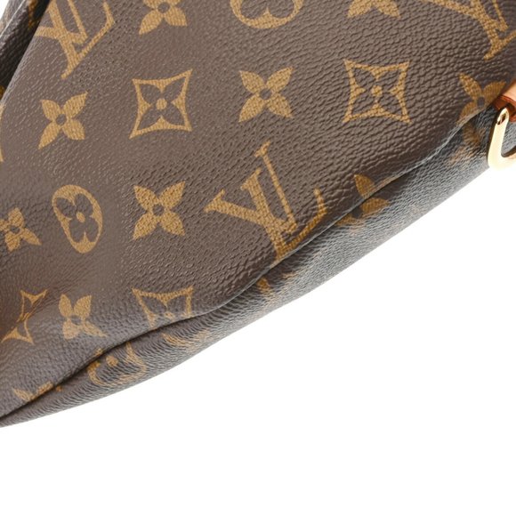 LOUIS VUITTON Louis Vuitton Monogram Bum Bag Brown M43644 Men's Canvas Body - Picture 5 of 12